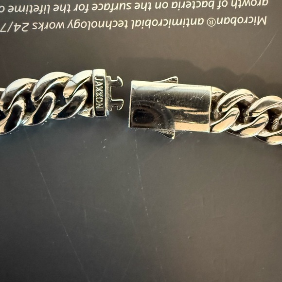 Elegant Silver Men's Chain Necklace - Picture 3 of 4